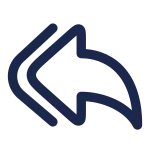 Multiple Forward Left SVG Icon